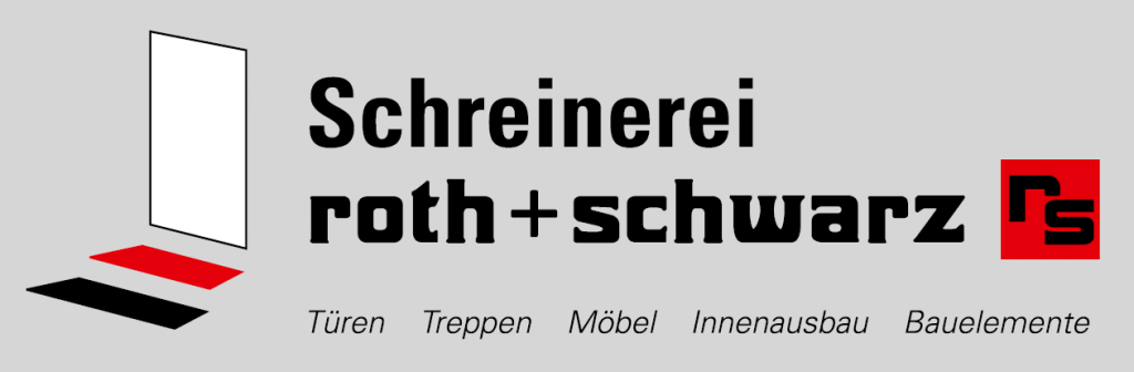 Schreinerei Roth und Schwarz Logo